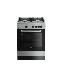 Cocina Beko FSG62000DXL Gas 4 Fuegos Inox