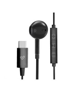 Auriculares Energy Sistem Earphones Smart 2 Conexión tipo C Negros + Estuche