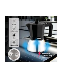 Cafetera Monix M863009 Apta para inducción 9 Tazas