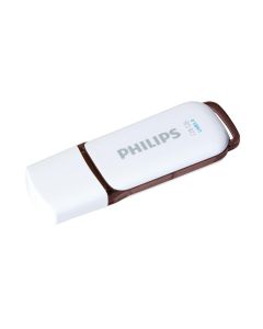 Pen Drive 3.0 Philips Snow 128GB Blanco/Marrón