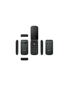 Teléfono libre Qubo X-209 con Dual Sim, Tapa, RAM 32MB + ROM 32MB - X_209BKMKII