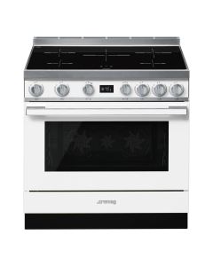 Cocina Inducción Smeg CPF9IPWH Clase A+ 5 Zonas Horno Pirolítico Blanco