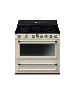 COCINA INDUC. SMEG TR90IP9 5Z 60CM CREMA