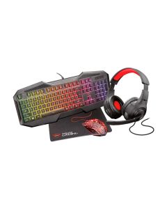 Kit Gaming Trust GXT 1180RW Auriculares/Teclado/Ratón/Alfombrilla