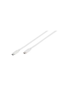 L-CABLE USB TIPO C - USB TIPO C 3.1 10 GBPS 1M BLANCO VIVANC